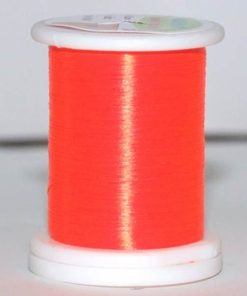 Bobina de body thread uv fluo orange para atado de moscas con alta visibilidad