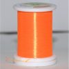 Hilo atado uv naranja pastel para pesca con mosca resistente y durable