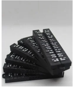 Regla medidor bedheads bolas tungsteno herramienta precisa para atado de moscas