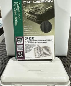 cf-2377 caja moscas waterproof amp resistente e impermeable para pesca con mosca