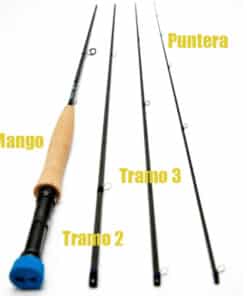 Repuestos caña arcay otter 10’6 por tramos para pesca con mosca